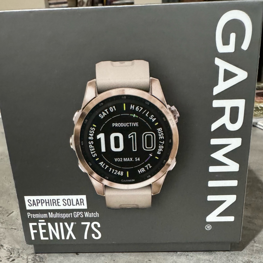 Garmin Fenix 7s Sapphire Solar multisport smartwatch